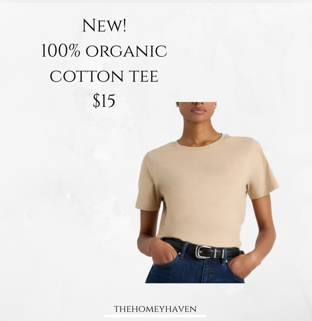 100% organic cotton t-shirt for only $15!

Several basic colors! Perfect for everything this spring and summer.

Also ordered this organic cotton cardigan sweater!

Workwear, travel outfit, spring outfits, basics, wardrobe basics, t shirts, blazer, cotton, nontoxic clothes 

#LTKWorkwear #LTKootd #LTKdayinmylife
