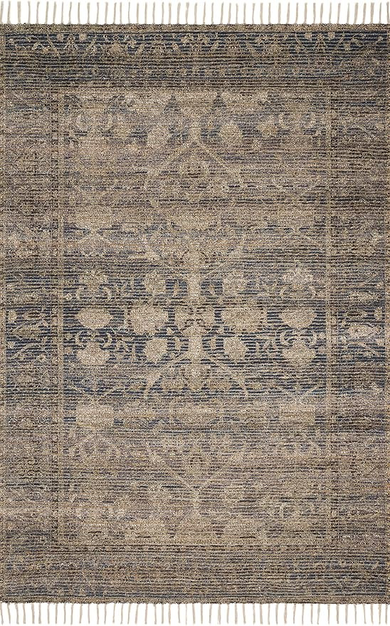 Justina Blakeney x Loloi Cornelia Collection COR-02 Indigo / Natural 7'-9" x 9'-9" Area Rug | Amazon (US)