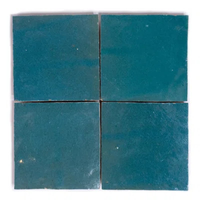 Zellige 4" x 4" Moroccan Wall & Floor Tile | Wayfair North America