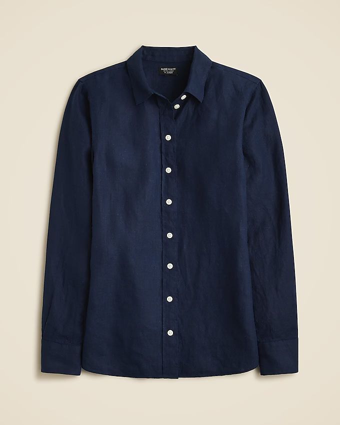 Wren slim shirt in Baird McNutt Irish linen | J. Crew US