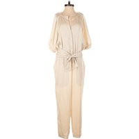 Ramy Brook Jumpsuit: Ivory Solid Pattern Jumpsuits - Size Small | ThredUp (US)