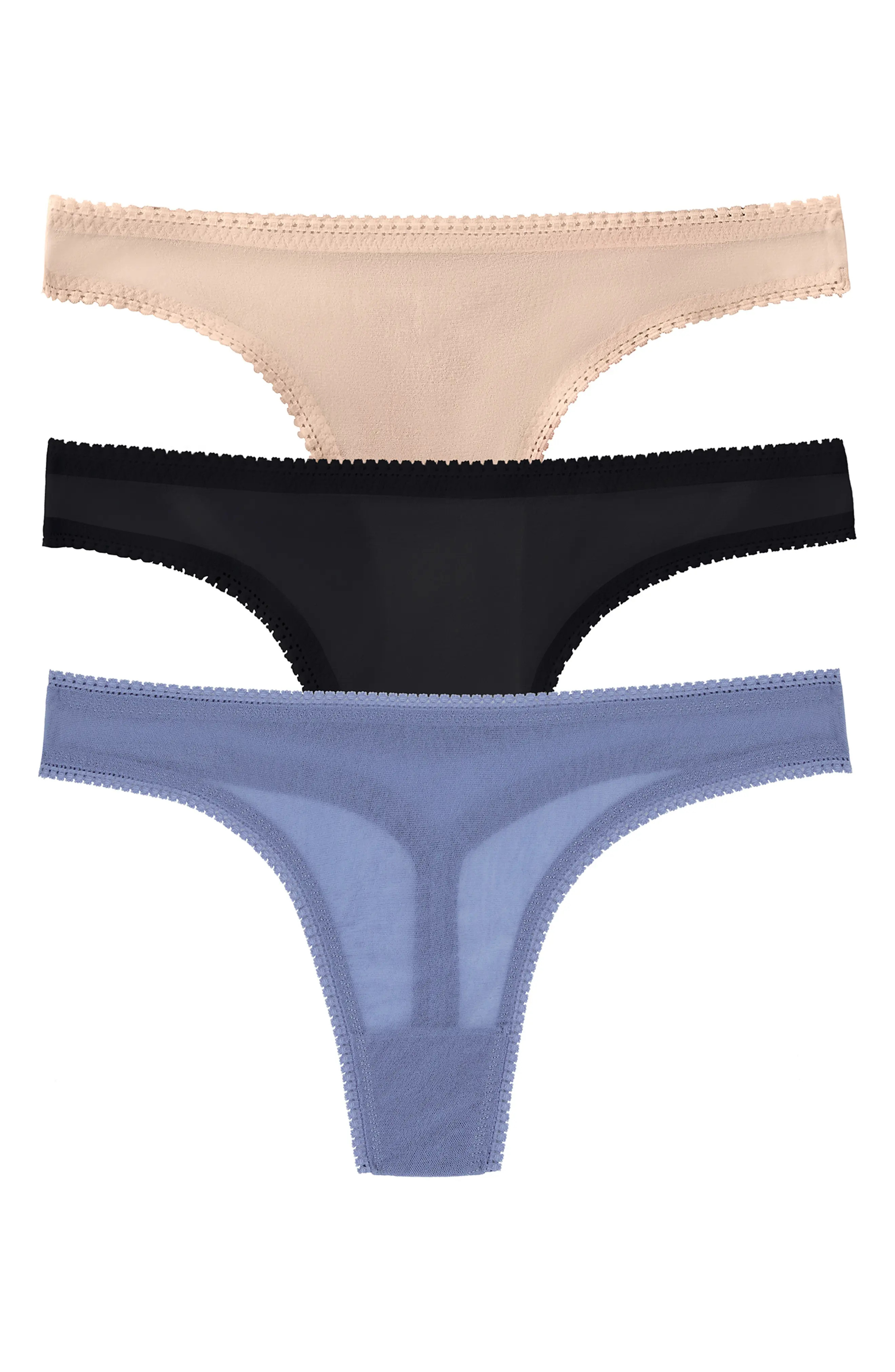 3-Pack Mesh Thongs (Women) | Nordstrom | Nordstrom