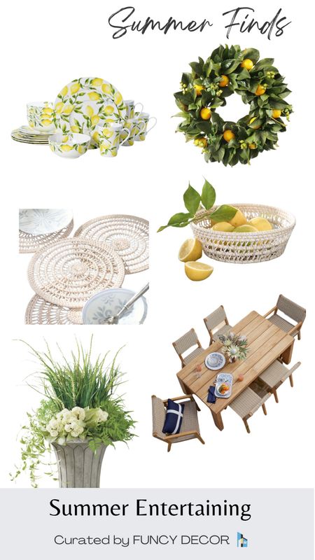 Add these beautiful pieces from Pottery Barn and Grandin Road to your summer collection! 


#LTKhome #LTKSeasonal #LTKparties