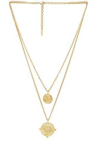 x REVOLVE The Double Coin Charm Necklace | Revolve Clothing (Global)