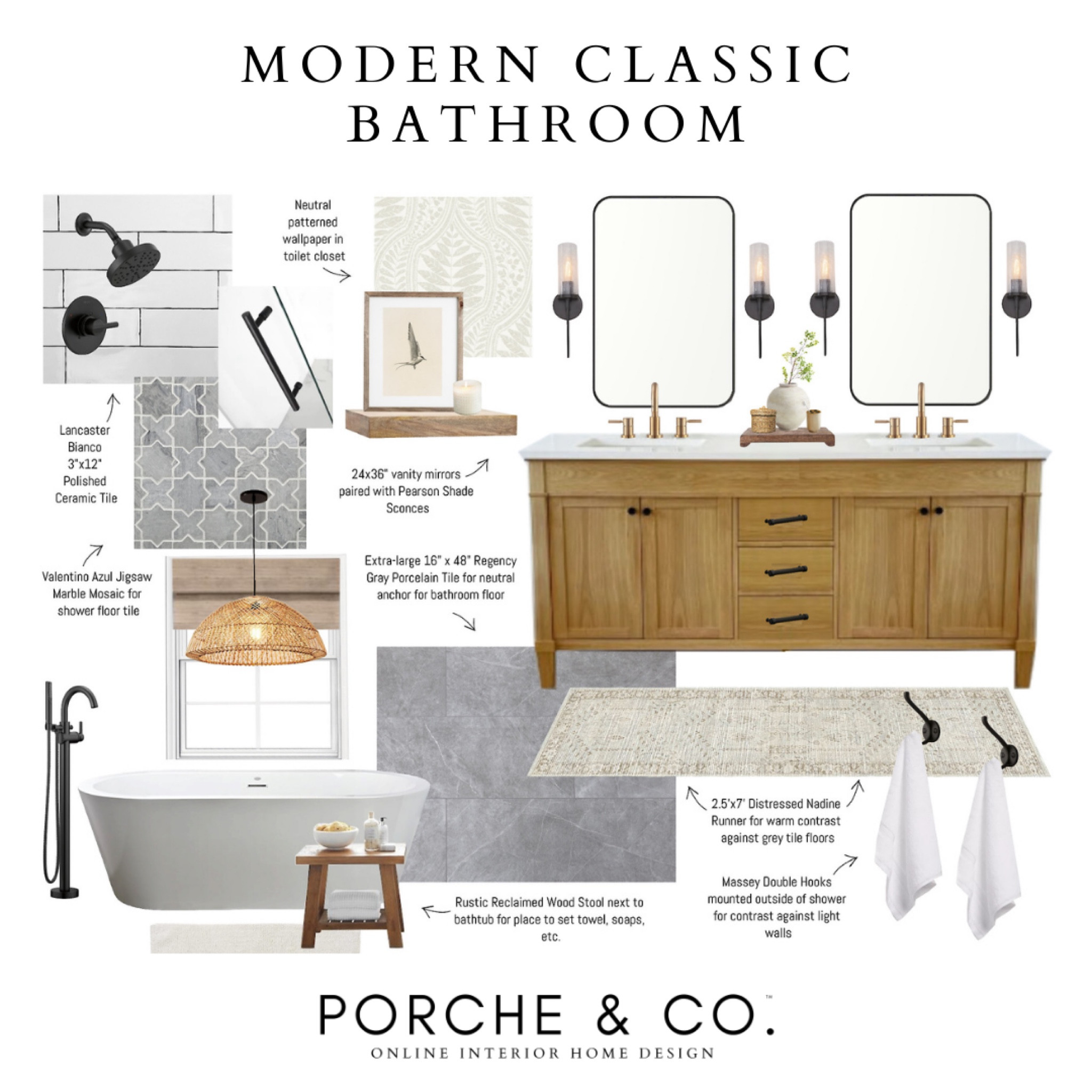 Master bathroom inspo, primary bathroom design, client design features #edesign #virtualinteriordesign

#LTKhome #LTKstyletip #LTKSeasonal