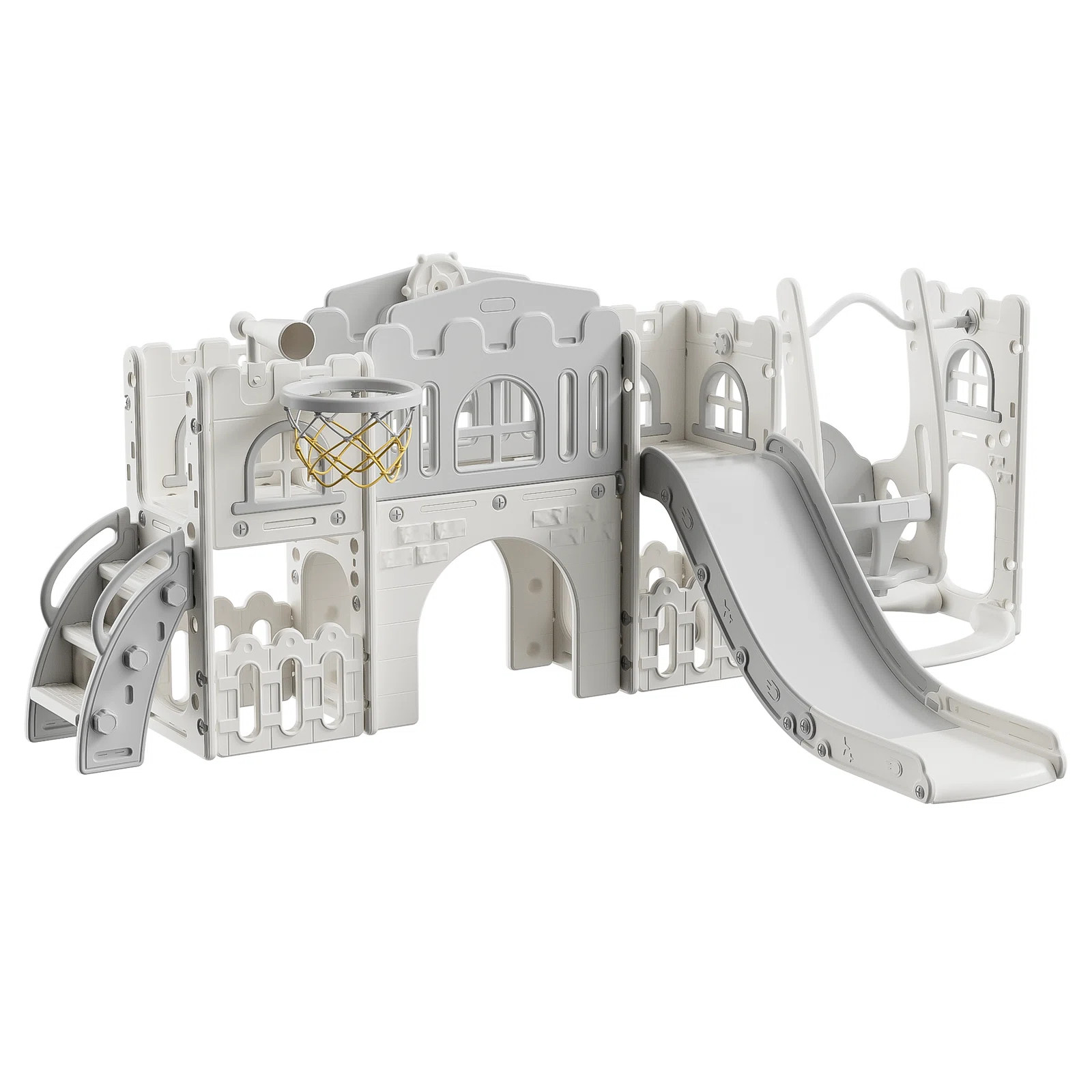 10 in 1 Slide For Toddlers, Indoor Outdoor Slide Toddler Playset Toddler Playground | Wayfair North America