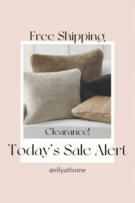 Shearling throw pillows on clearance from Pottery Barn with free shipping! Cozy, soft and comfy throw pillows on sale. Perfect for fall and Christmas, winter styling. Home decor accessories. Living room, bedroom, family room. 


#LTKsalealert #LTKhome #LTKunder50