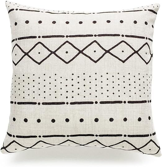 Hofdeco Decorative Throw Pillow Case African Mud Cloth Print Bogolan Pattern Heavy Weight Fabric ... | Amazon (US)