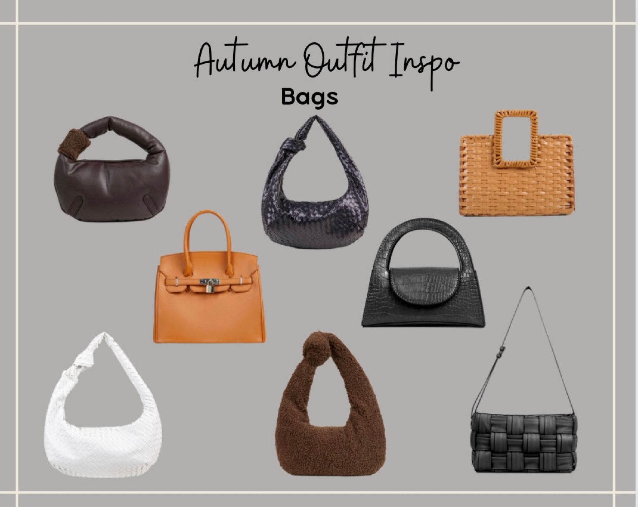 Bags for Autumn 👜🤎🍂 

#bags #fallinspo #bag #fall #autumn #fallfashion #autumnfashion #fashionfinds #styletip 

#LTKstyletip #LTKSeasonal #LTKU
