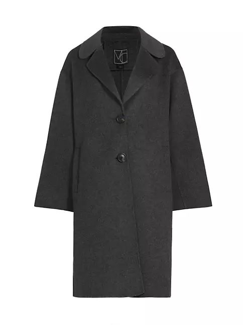 Kelly Long Wool Cocoon Coat | Saks Fifth Avenue