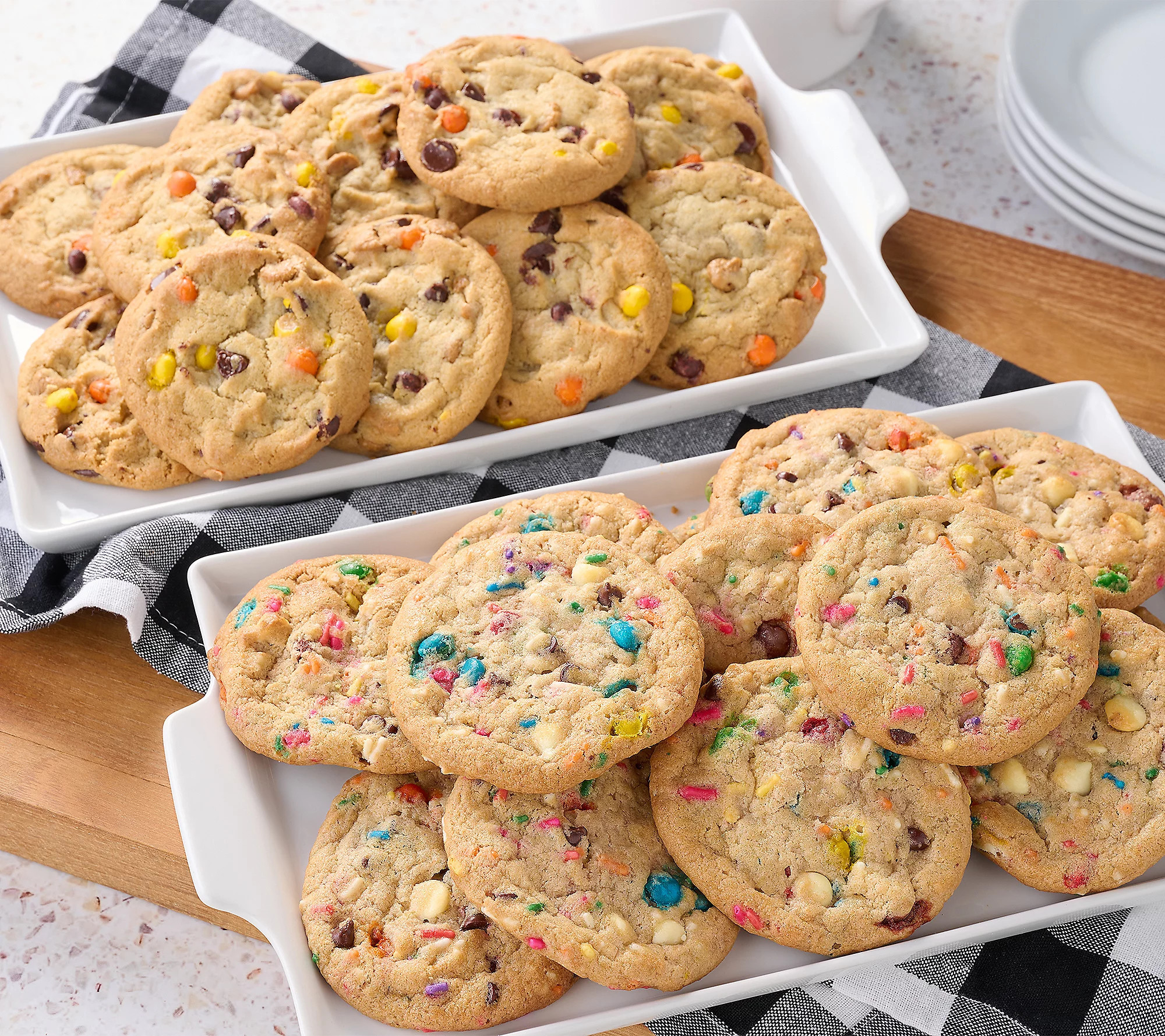 David's Cookies 60 Ct. Large Cookie Dough with Hershey's Choc | QVC