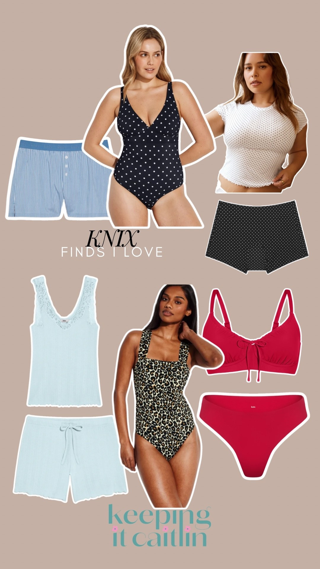 Knix leakproof underwear, boxers, and swim and they’re super size inclusive 