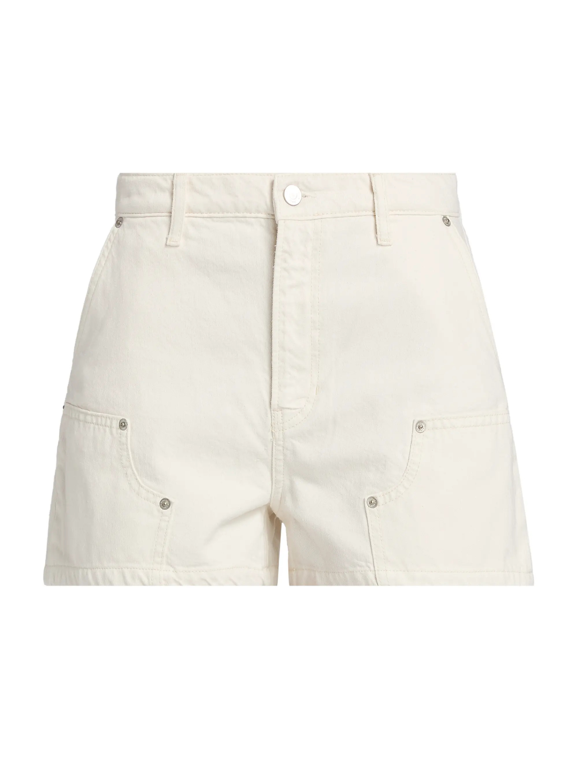 Blake High-Rise Utility Denim Shorts | Saks Fifth Avenue