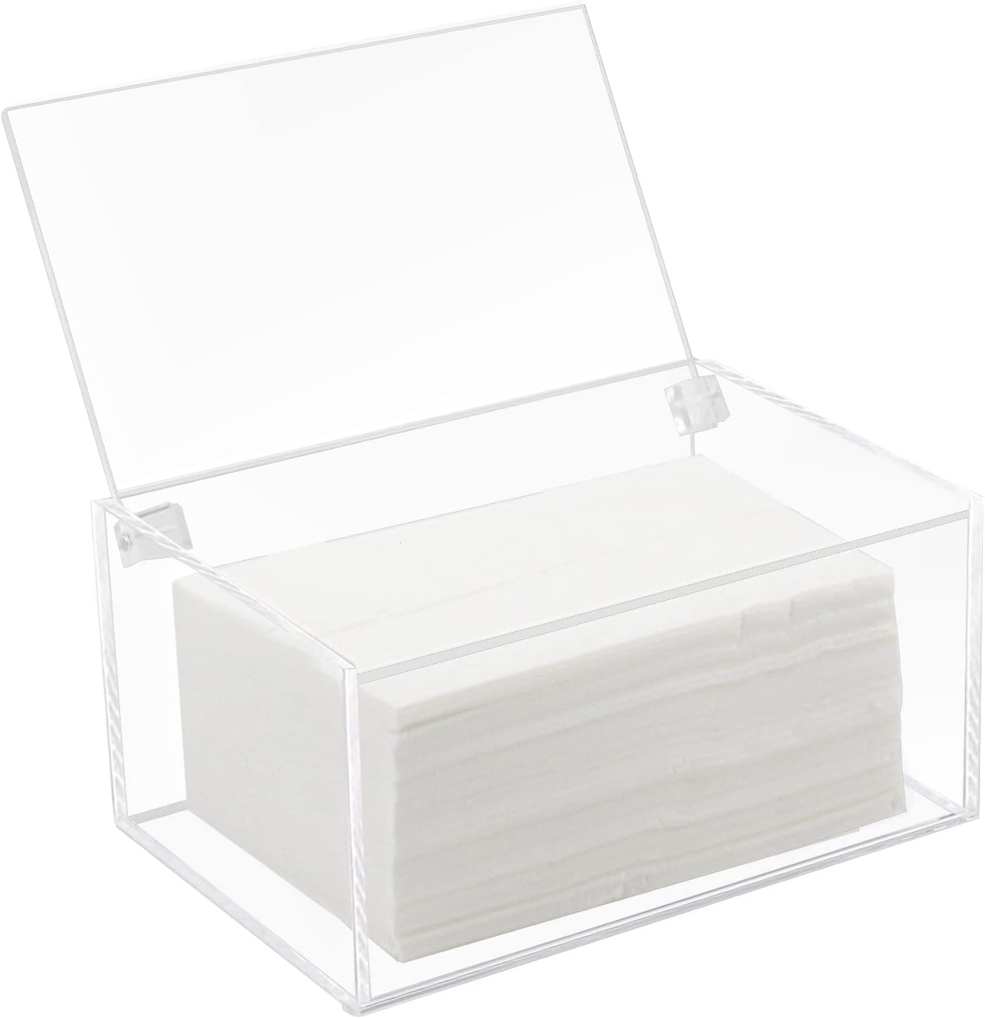 Acrylic Laundry Dryer Sheet Holder, Clear Dryer Sheets Container with Lid for Laundry Room, Clear | Amazon (US)