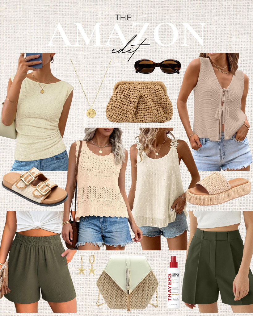 We are loving these Amazon Fashion Finds, which are popular this week. This collection features cute sleeveless tops from ZESICA, PRETTYGARDEN, and LILLUSORY. Also included are NIMIN’s high-waisted shorts and ANRABESS comfy shorts that are perfect for warm weather. I also saw this classy LOYATA Moon Pendant Necklace that’s perfect for any chic look!

#LTKSeasonal #LTKSaleAlert #LTKTravel
 

 