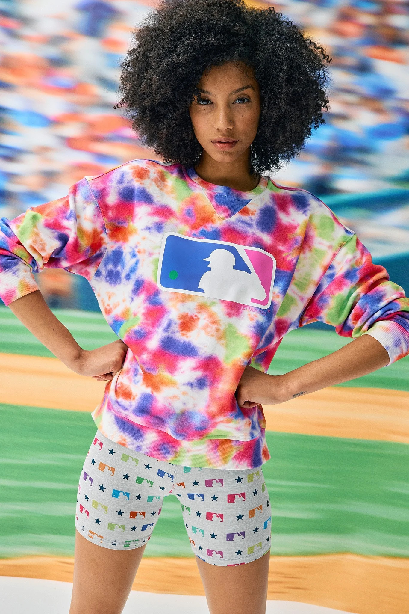 MLB Batterman Crew in Tie Dye | Terez