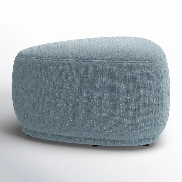 Adna 26.5'' Triangular Upholstered Ottoman | Wayfair North America