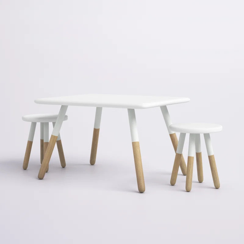 Addington Kids 3 Piece Rectangular Play / Activity Table and Chair Set | Wayfair North America