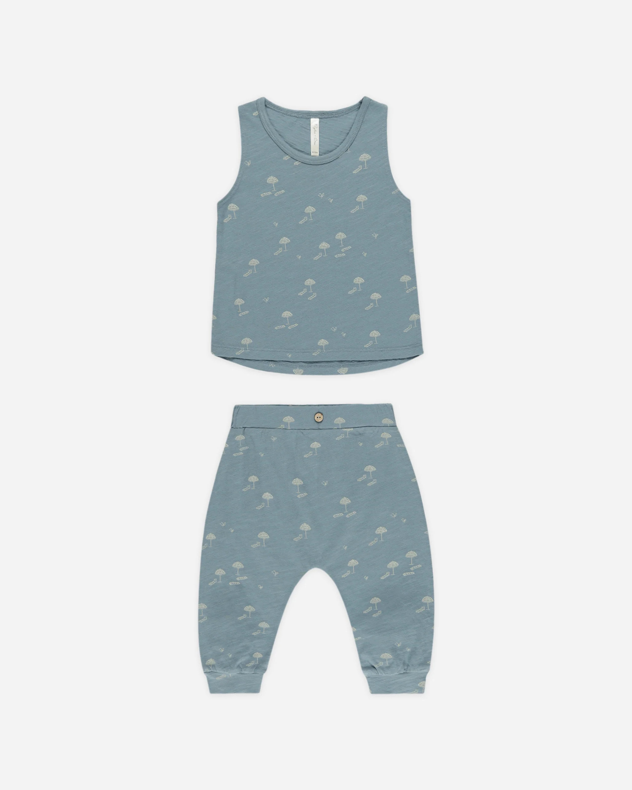 Tank + Slouch Pant Set || Beach | Rylee + Cru