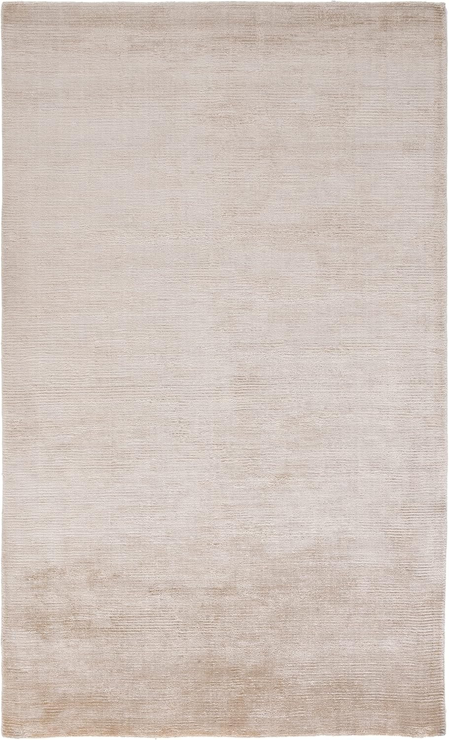 Safavieh Mirage Collection MIR234S Handmade Modern Viscose Area Rug, 5' x 8', Light Silver | Amazon (US)