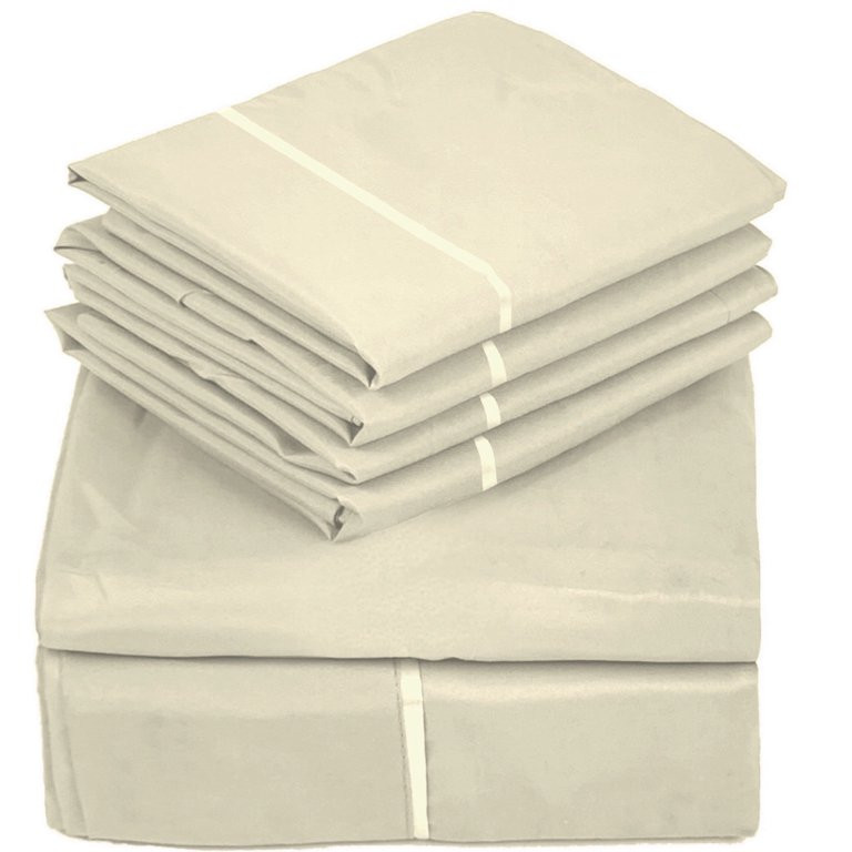 Sacred Thread 6 PC Bamboo Sheet Set - Silky Soft w/ Deep Pockets - Wrinkle Free, Cooling & Durabl... | Walmart (US)
