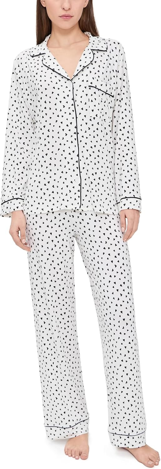 Eberjey Women's Gisele Printed Long PJ Set | Amazon (US)