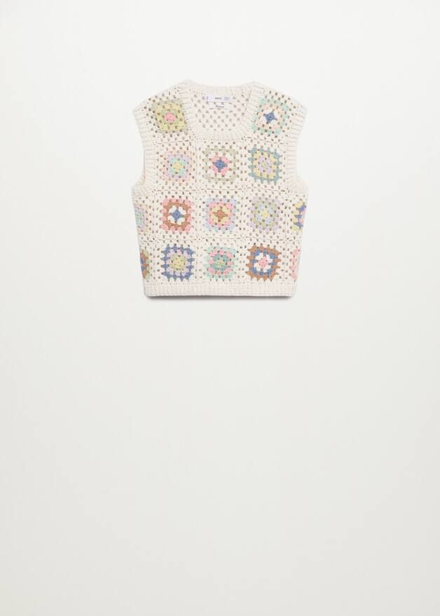 Crochet crop top | MANGO (US)