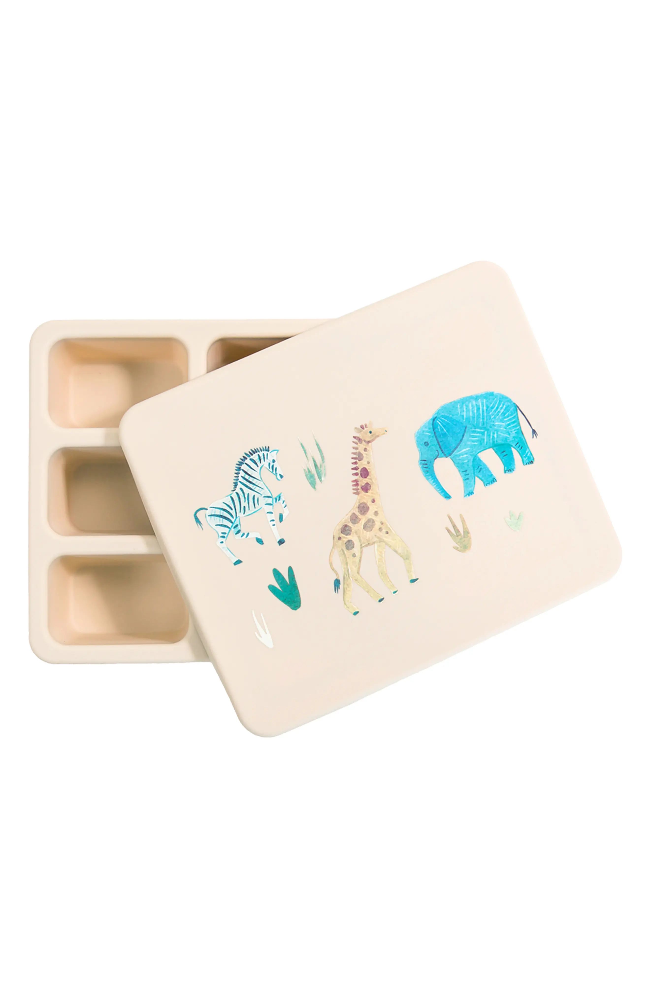 Austin Baby Collection Silicone Bento Box in Warm Cream at Nordstrom | Nordstrom