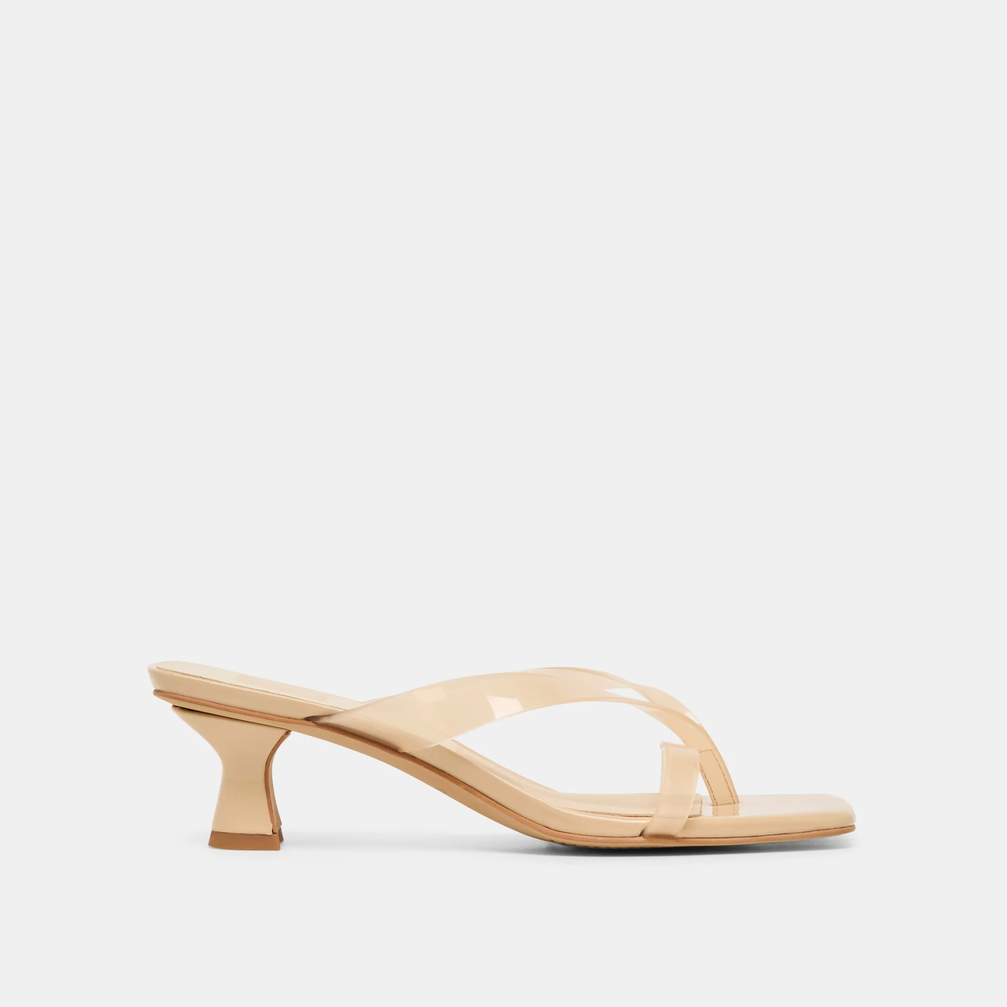 Brevel Vinyl Heels Praline Jelly | DolceVita.com