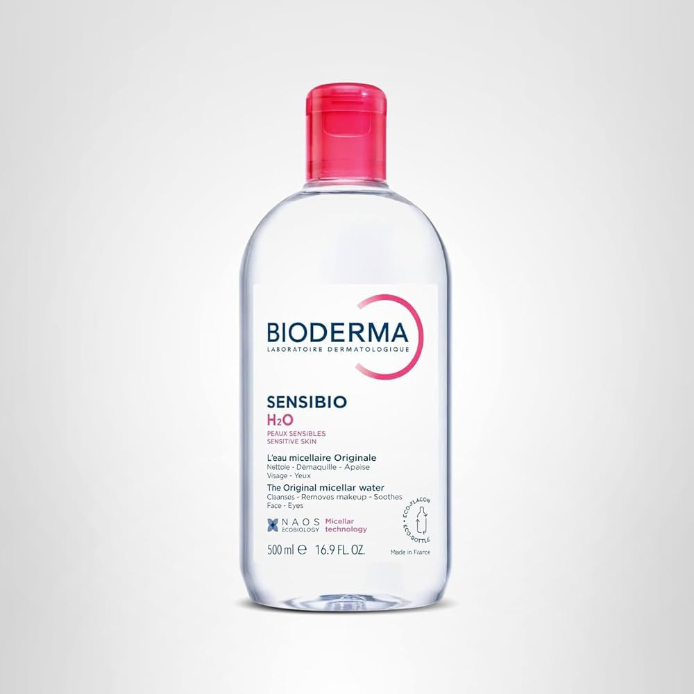 Bioderma - Sensibio - H2O Micellar Water - Makeup Remover Cleanser - Face Cleanser for Sensitive ... | Amazon (US)
