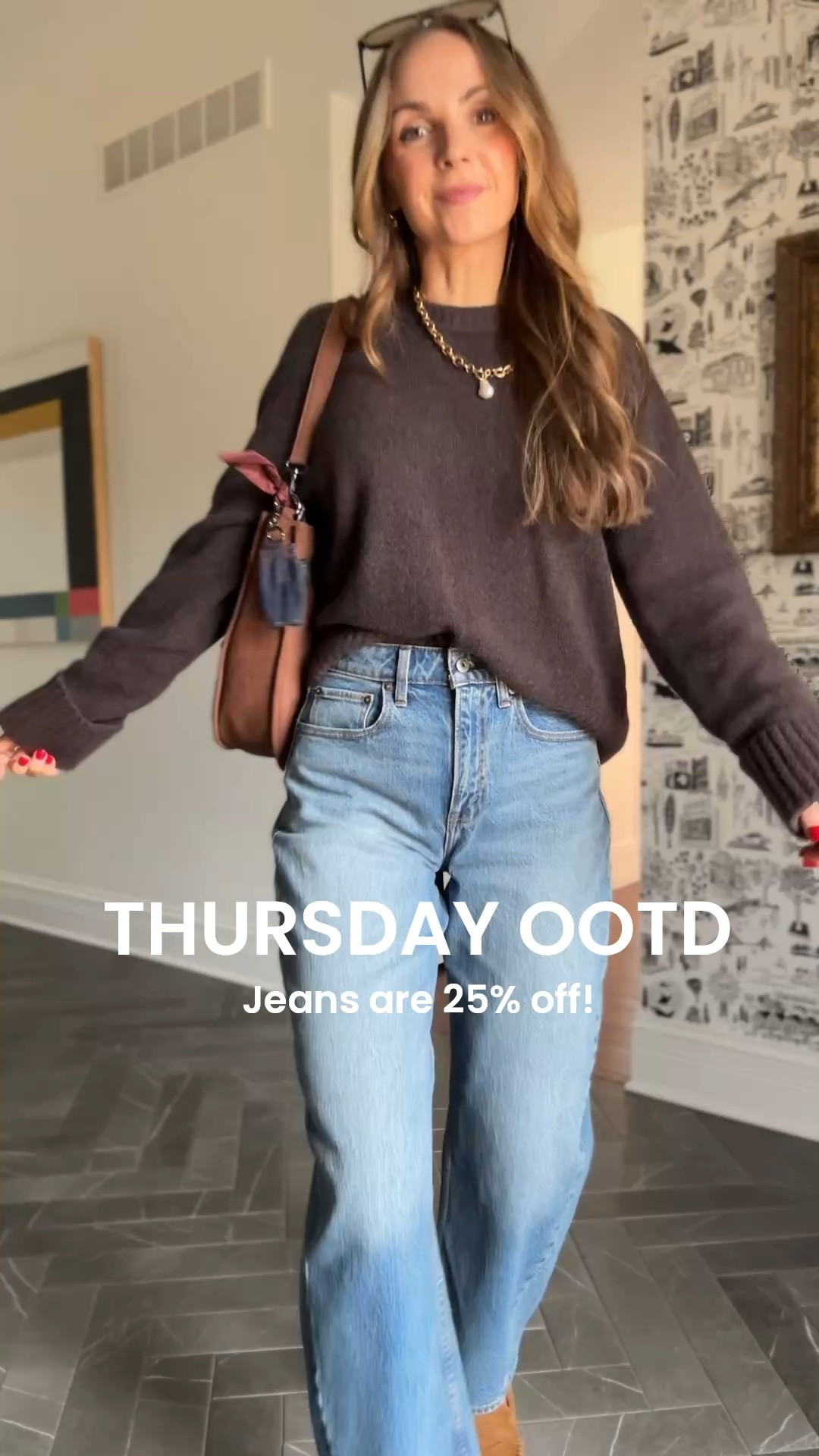 What I’m wearing today - jeans are 25% off and part of the @abercrombie Curve Love line. Get your true size! Sweater isn’t on sale but other colors are, and they’re linked. I’m in a size small.

#LTKootd #LTKgrwm #LTKdayinmylife