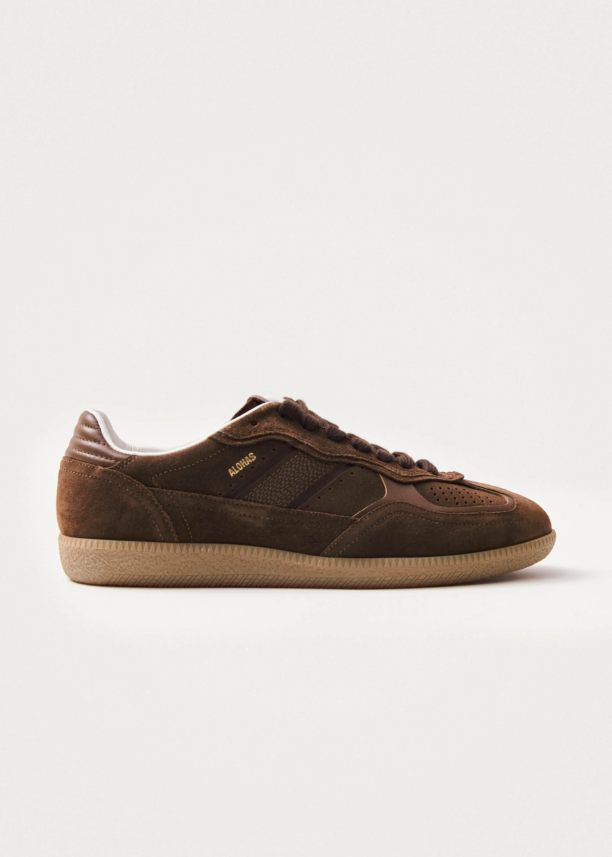 Tb.490 Rife Chocolate Brown Leather Sneakers | ALOHAS | Alohas UK
