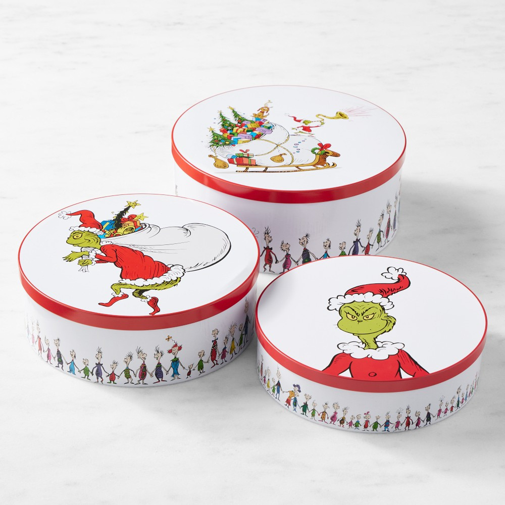 The Grinch™ Gifting Tins, Set of 3 | Williams-Sonoma