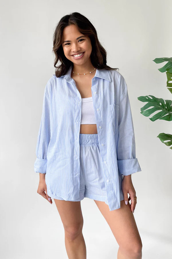 Lana Button Down | Grey Bandit