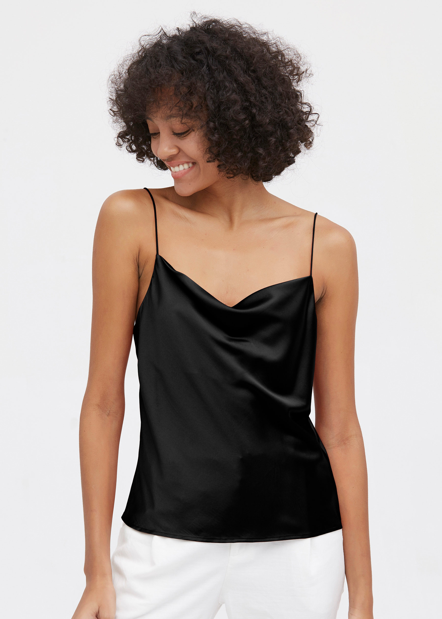 Stylish Comfy Cowls Silk Camisole | LilySilk
