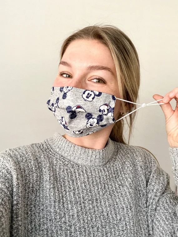 Disney Adjustable Face Masks Washable Adult Kid W/ Nose Wire  | Etsy | Etsy (US)