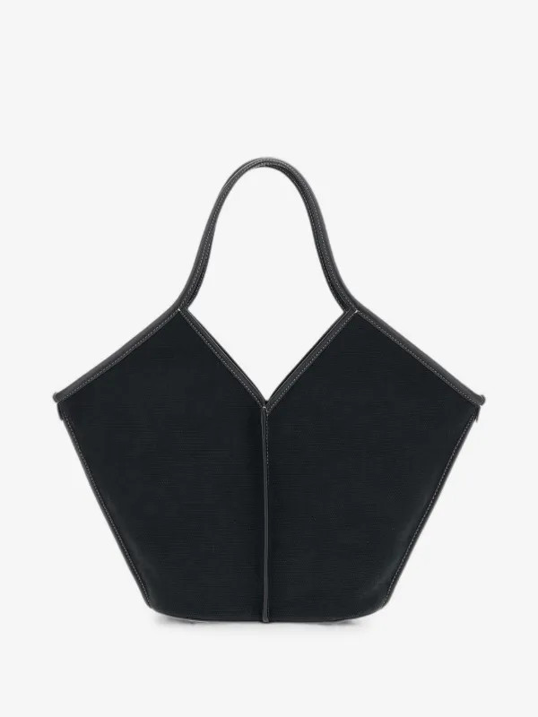 bolso shopper Calella con ribete de piel | Farfetch Global