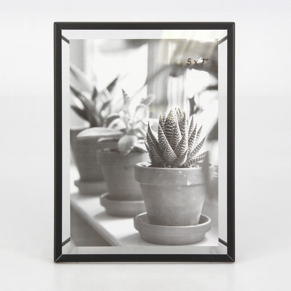 5"" x 7"" Frame with Symmetrical Wire Back Satin Black - Project 62 | Target