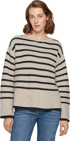 29228 - Navy Soft Beige Stripe Knit | Amazon (UK)