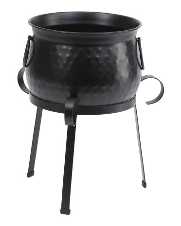 16.5in Cauldron Decor With Stand | TJ Maxx