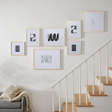 The Up-The-Stairs Gallery Frames Set (Set of 7) | West Elm (US)