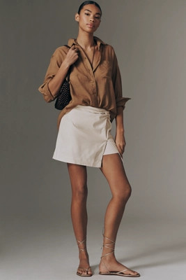 Maeve Wrap Skort | Anthropologie (US)