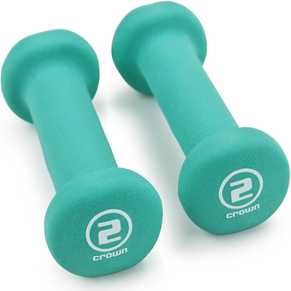 Crown Sporting Goods Neoprene Body Sculpting Hand Weights (1-Pair) | Amazon (US)