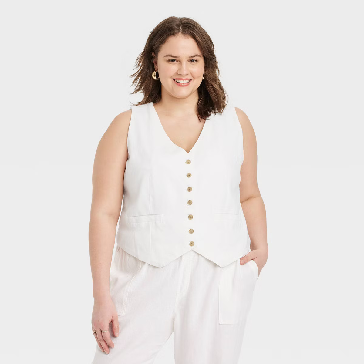 Women's Tailored Suit Vest - A New Day™ | Target