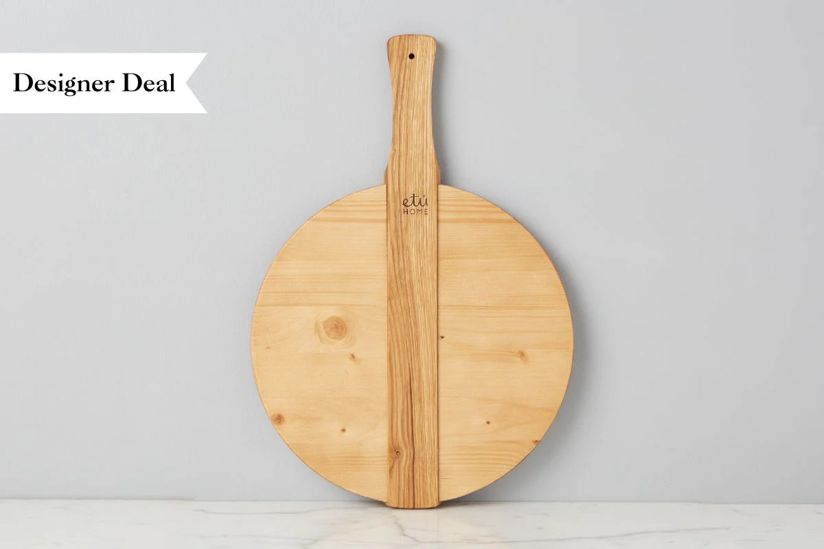 Natural Round Italian Charcuterie Board, Small | etúHOME