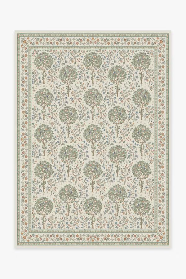 Morris & Co. Kelmscott Tree Green Rug | Ruggable