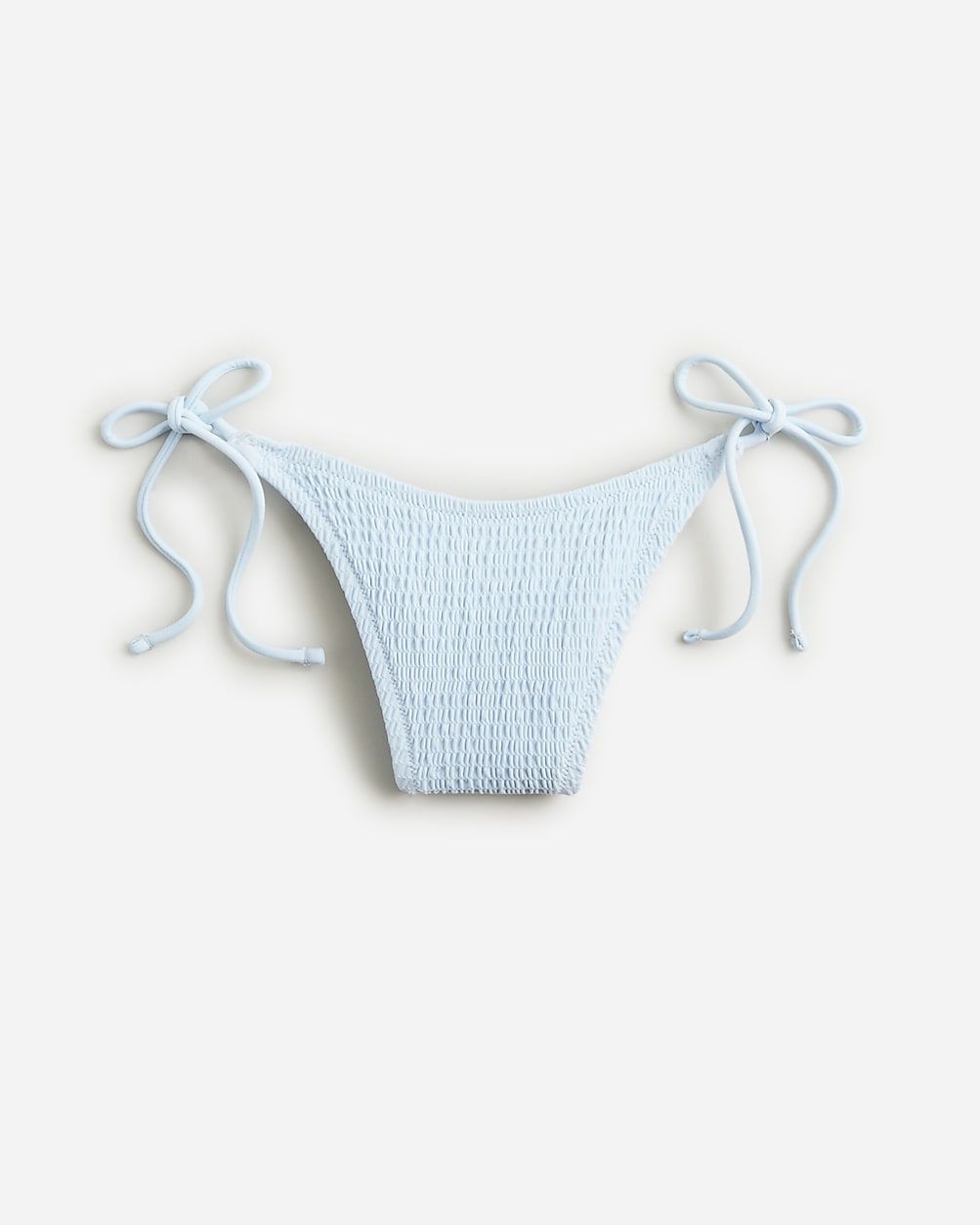 Smocked string bikini bottom | J.Crew US