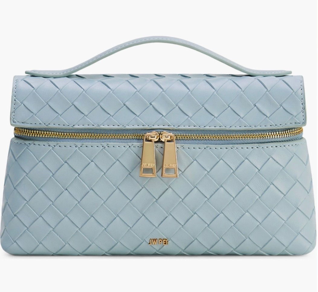 Baby blue crossbody or clutch...