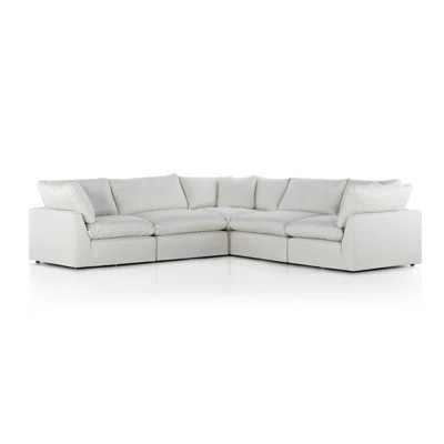Centrale 124.5" Wide Symmetrical Modular Corner Sectional | Perigold