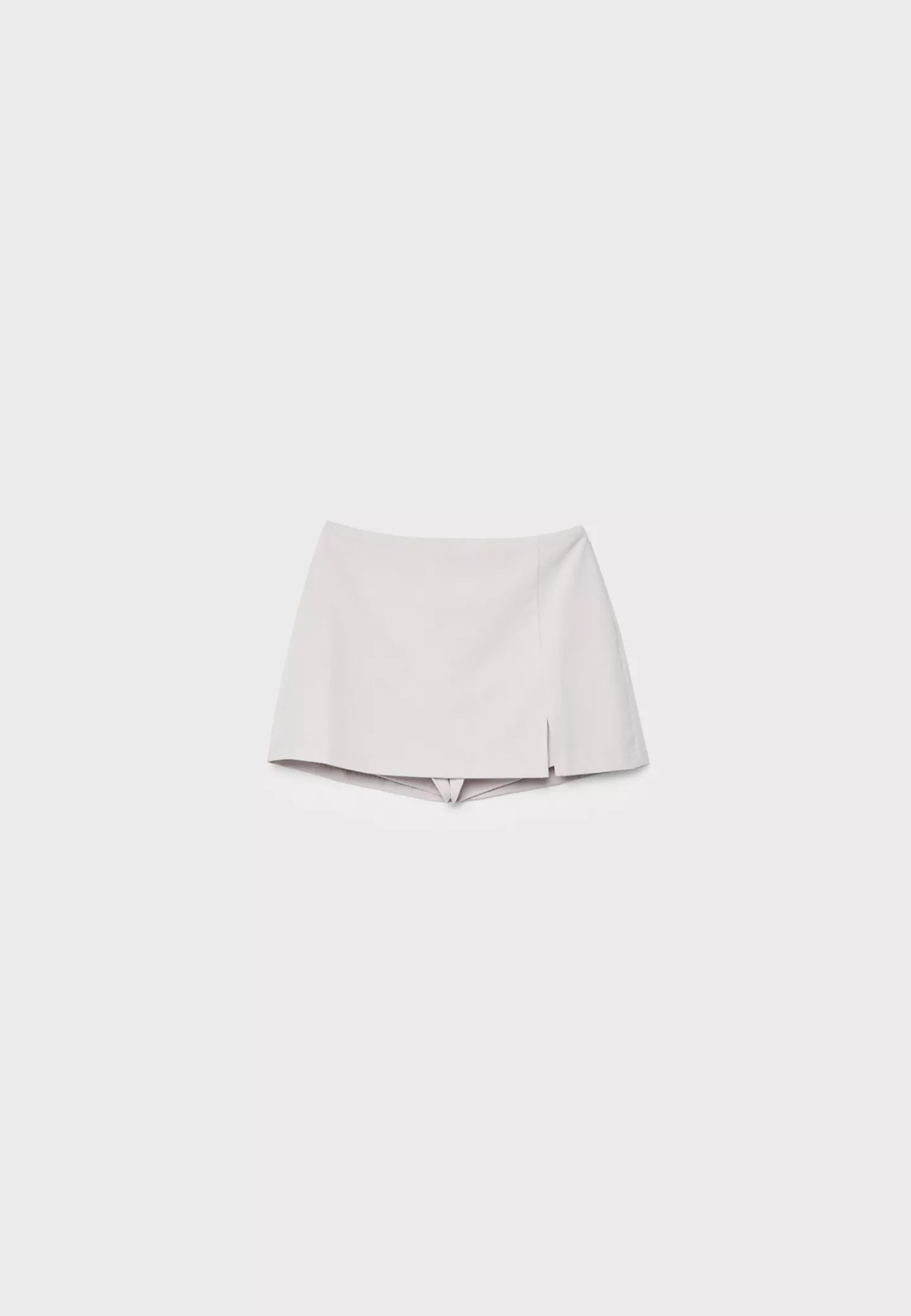 Skort with side split - Women's fashion | Stradivarius United Kingdom | Stradivarius (UK)